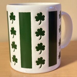 Waechsterbach shamrock ceramic coffee mug. Vintage